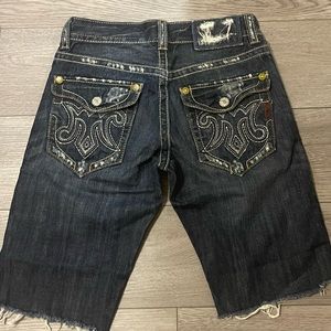 MEK DENIM JEAN SHORTS
